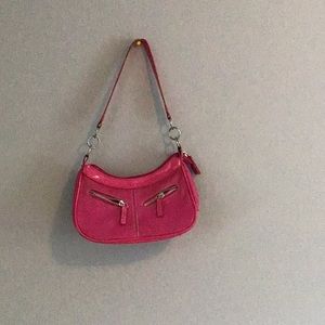 Nice pink purse with pockets on the front
